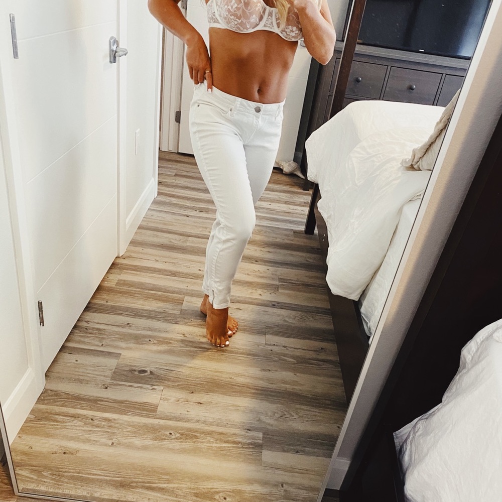 White jeans